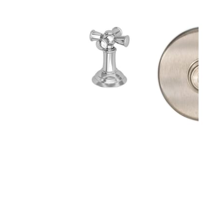 A large image of the Newport Brass 3-374 Satin Nickel