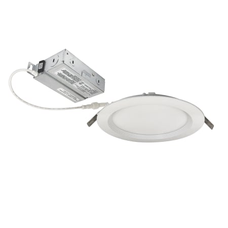 A large image of the Nora Lighting NEFLINTW-R6233 Matte Powder White
