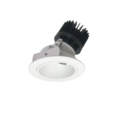 A large image of the Nora Lighting NIO-4RD40X/HL Matte Powder White / Matte Powder White