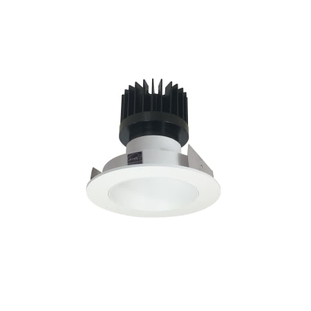 A large image of the Nora Lighting NIO-4RNDC30X/HL Matte Powder White / Matte Powder White