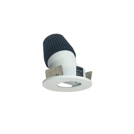 A large image of the Nora Lighting NIOB-1RSL27X Matte Powder White / Matte Powder White