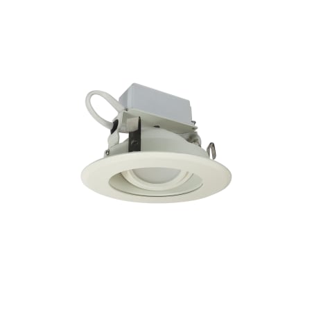 A large image of the Nora Lighting NLCBC-46927X Matte Powder White / Matte Powder White