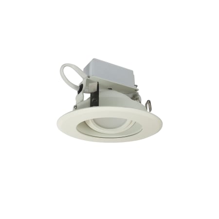 A large image of the Nora Lighting NLCBC-46935X Matte Powder White / Matte Powder White