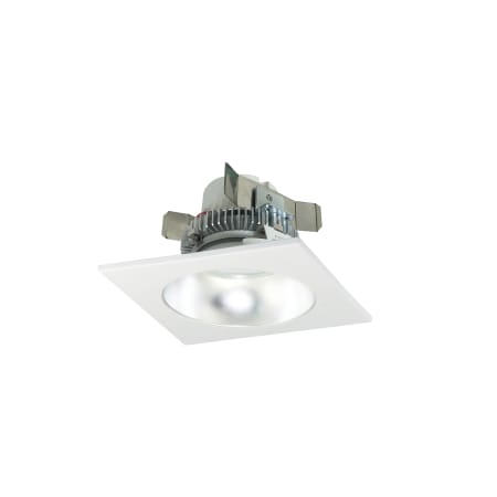 A large image of the Nora Lighting NLCBC2-45335/A Diffused Clear / White