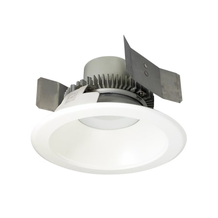 A large image of the Nora Lighting NLCBC2-55127/10LE4 Matte Powder White