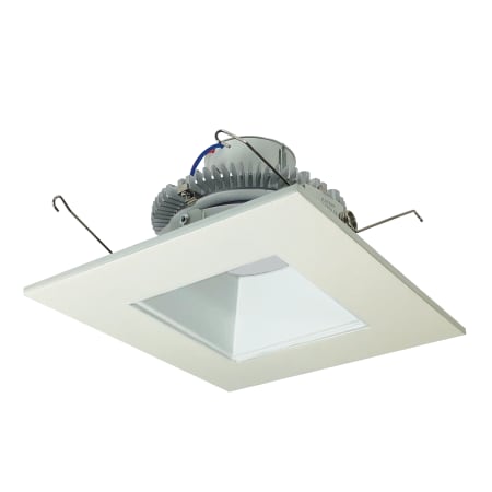 A large image of the Nora Lighting NLCBC2-65630/10EM Matte Powder White / Matte Powder White