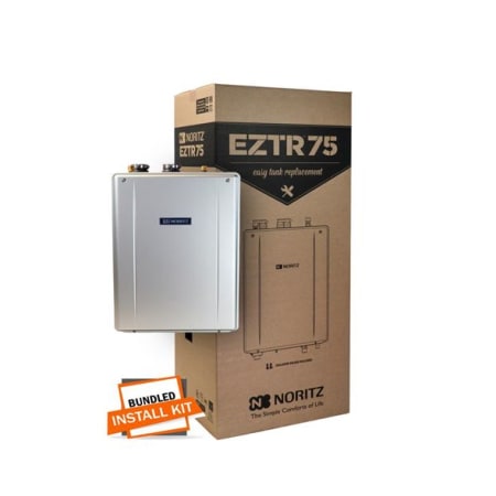 A large image of the Noritz EGQ-C3259WX-FF US NG Silver