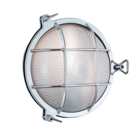 A large image of the Norwell Lighting 1102 Chrome with Frosted Glass