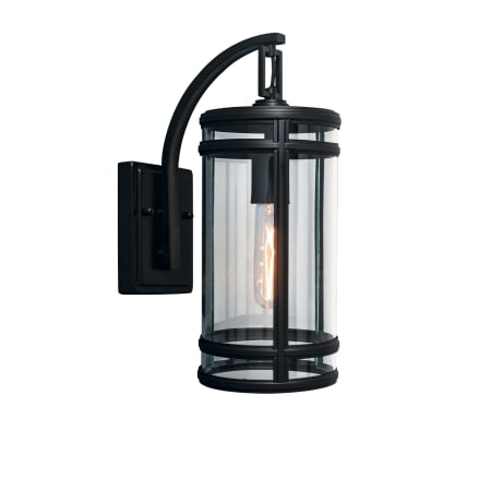 A large image of the Norwell Lighting 1190 Acid Dipped Black