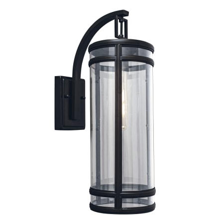 A large image of the Norwell Lighting 1191 Acid Dipped Black