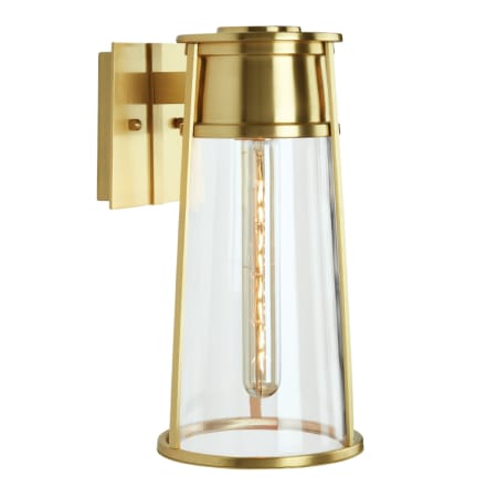 A large image of the Norwell Lighting 1245-CL Satin Brass