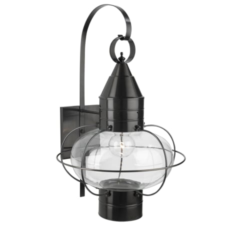 A large image of the Norwell Lighting 1509 Black with Clear Glass