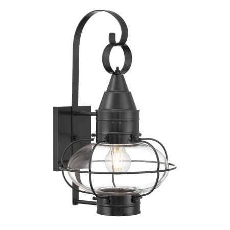 A large image of the Norwell Lighting 1512 Gun Metal with Clear Glass
