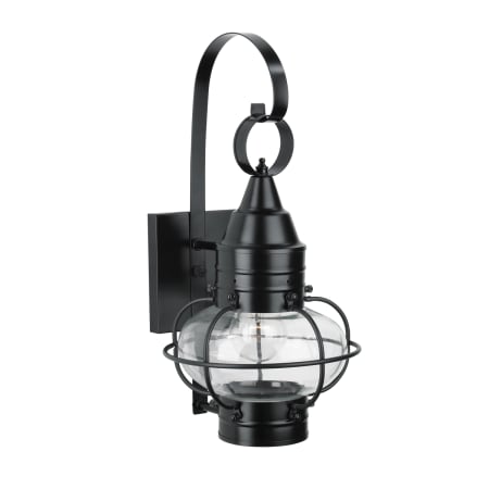 A large image of the Norwell Lighting 1513 Black with Clear Glass