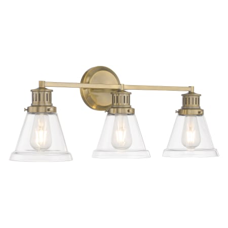 A large image of the Norwell Lighting 2403 Antique Brass