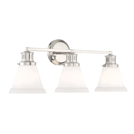 A large image of the Norwell Lighting 2403 Polished Nickel