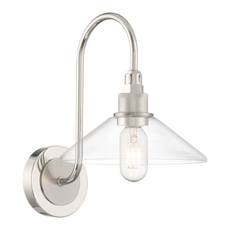 A large image of the Norwell Lighting 6231 Polished Nickel / Brushed Nickel
