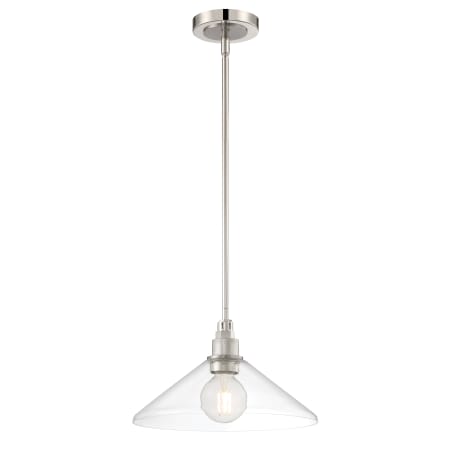 A large image of the Norwell Lighting 6331 Polished Nickel / Brushed Nickel