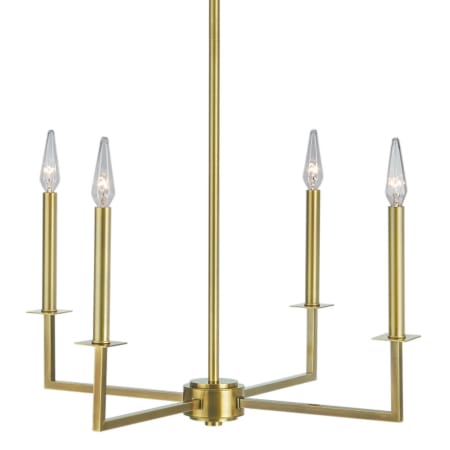 A large image of the Norwell Lighting 6520-CA Aged Brass