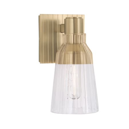 A large image of the Norwell Lighting 8157-CL Satin Brass