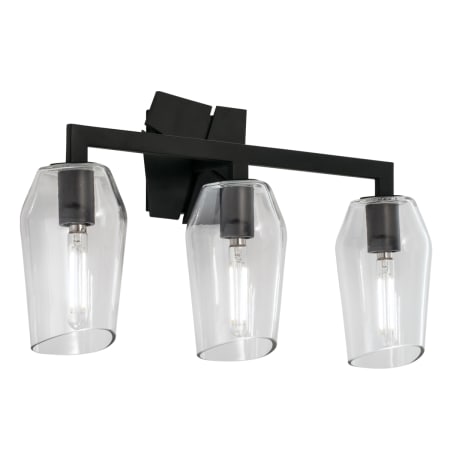 A large image of the Norwell Lighting 8163-CL Matte Black