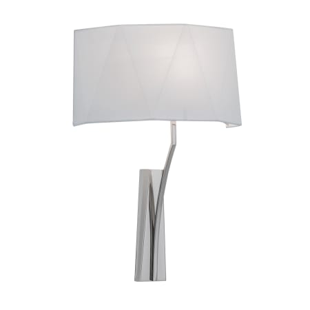 A large image of the Norwell Lighting 8290 Polished Nickel / White