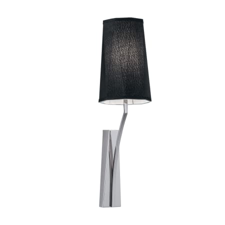 A large image of the Norwell Lighting 8291 Polished Nickel / Black