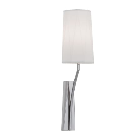 A large image of the Norwell Lighting 8291 Polished Nickel / White