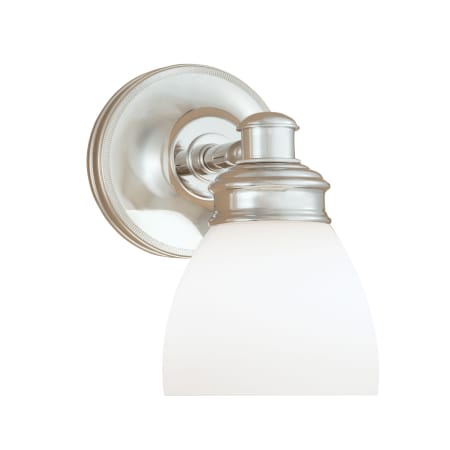 A large image of the Norwell Lighting 8791 Chrome with Opal Glass