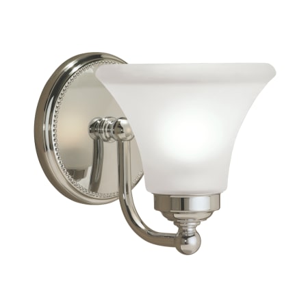 A large image of the Norwell Lighting 9661 Chrome with Flare Glass