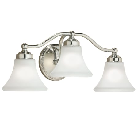 A large image of the Norwell Lighting 9663 Chrome with Flare Glass