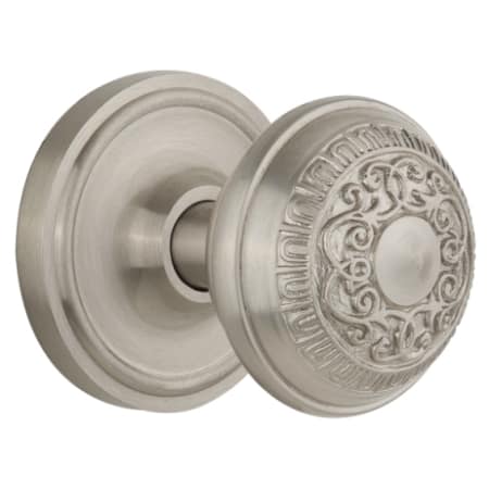 A large image of the Nostalgic Warehouse CLAEAD_DP_NK Satin Nickel