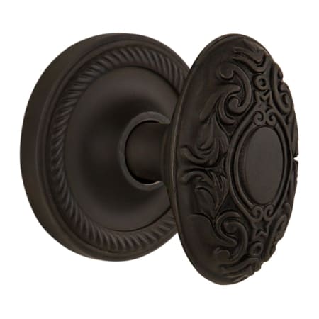 A large image of the Nostalgic Warehouse ROPVIC_DP_NK Oil-Rubbed Bronze