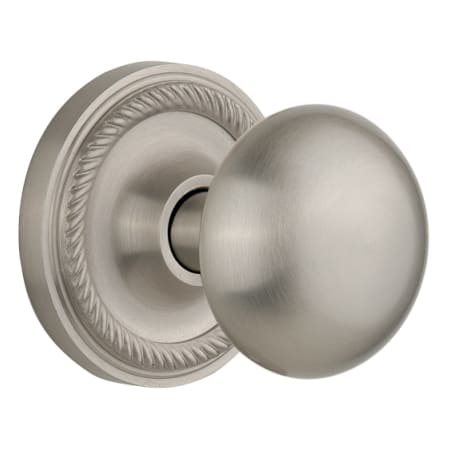 A large image of the Nostalgic Warehouse ROPNYK_MRT_214_KH Satin Nickel