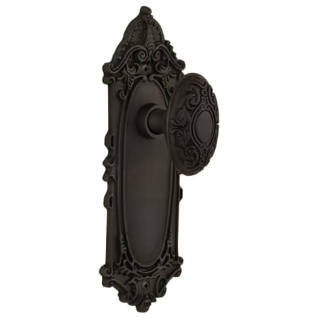 A large image of the Nostalgic Warehouse VICVIC_DP_NK Oil-Rubbed Bronze