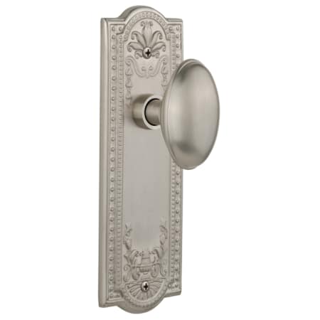 A large image of the Nostalgic Warehouse MEAHOM_DP_NK Satin Nickel