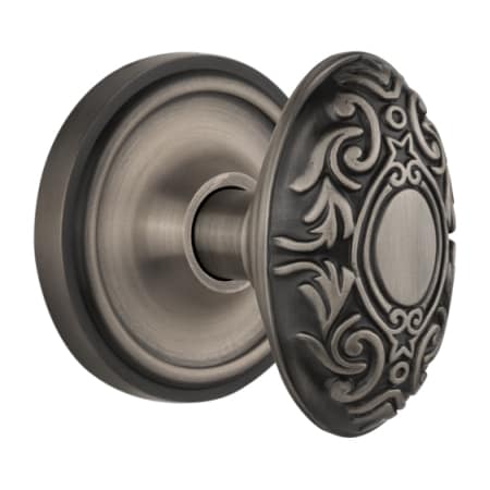 A large image of the Nostalgic Warehouse CLAVIC_DP_NK Antique Pewter