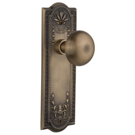 A large image of the Nostalgic Warehouse MEANYK_SD_NK Antique Brass