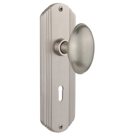 A large image of the Nostalgic Warehouse DECHOM_PRV_238_KH Satin Nickel