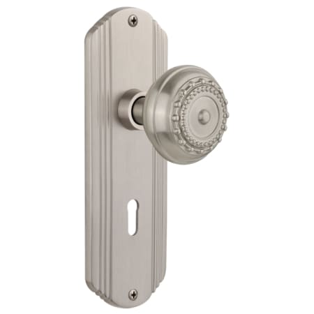 A large image of the Nostalgic Warehouse DECMEA_PRV_238_KH Satin Nickel