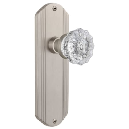 A large image of the Nostalgic Warehouse DECCRY_DP_NK Satin Nickel