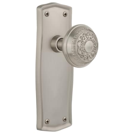 A large image of the Nostalgic Warehouse PRAEAD_DP_NK Satin Nickel