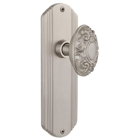 A large image of the Nostalgic Warehouse DECVIC_DP_NK Satin Nickel