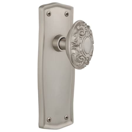 A large image of the Nostalgic Warehouse PRAVIC_DP_NK Satin Nickel