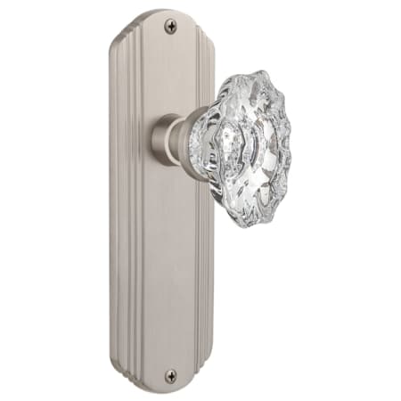 A large image of the Nostalgic Warehouse DECCHA_DP_NK Satin Nickel