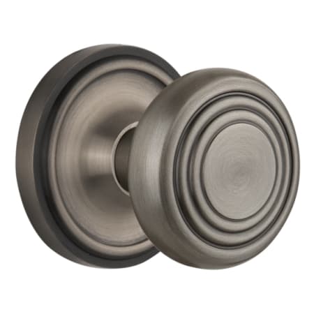 A large image of the Nostalgic Warehouse CLADEC_DP_NK Antique Pewter