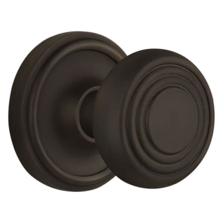 A large image of the Nostalgic Warehouse CLADEC_DP_NK Oil-Rubbed Bronze