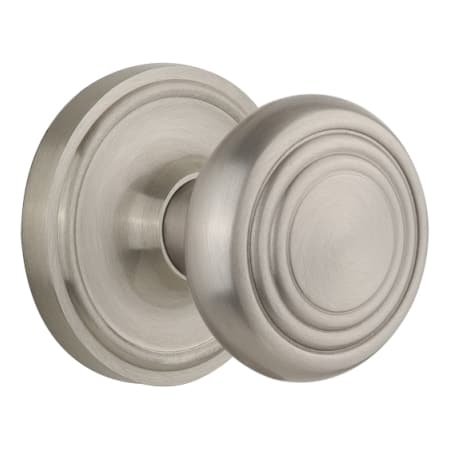 A large image of the Nostalgic Warehouse CLADEC_DP_NK Satin Nickel