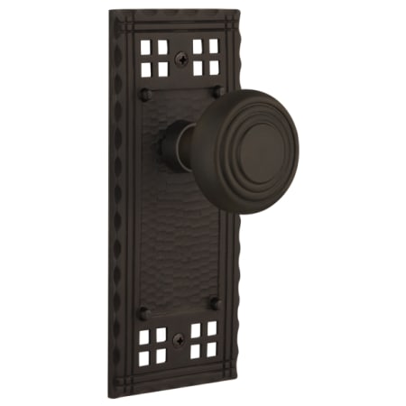 A large image of the Nostalgic Warehouse CRADEC_PSG_238_NK Oil-Rubbed Bronze