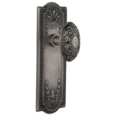 A large image of the Nostalgic Warehouse MEAVIC_DP_NK Antique Pewter